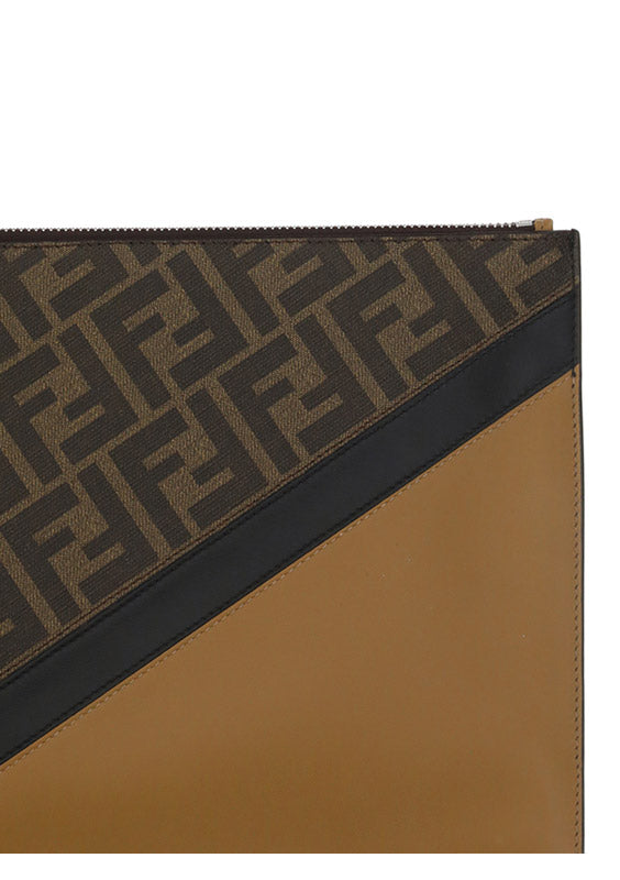 Fendi Diagonal Flat Pouch