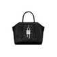 Mini Antigona Lock Bag In Box Leather - Black