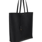 Shopping Bag N/S In Supple Leather - Black