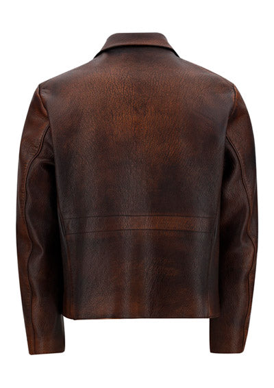 Nappa Leather Jacket - Brown