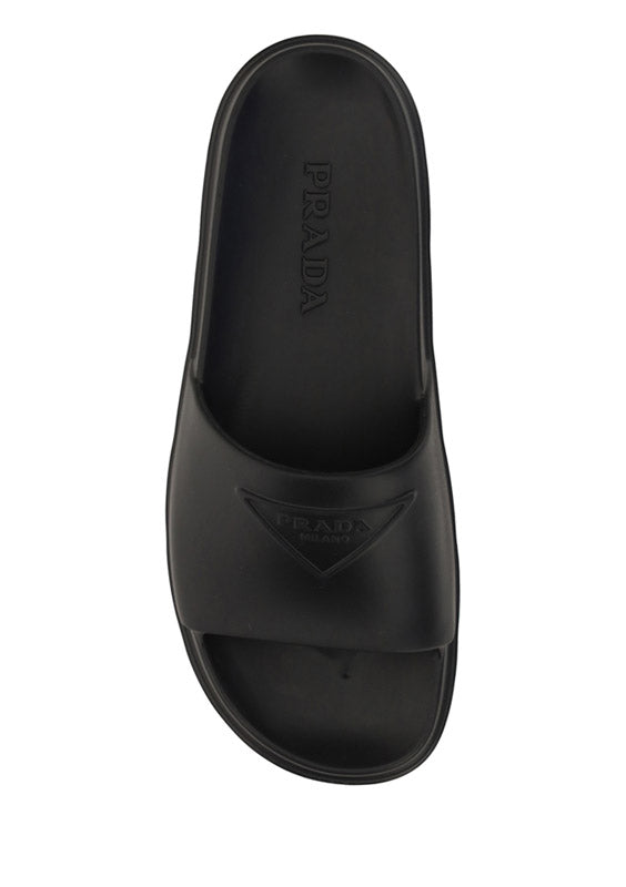 Rubber Sandals - Black.