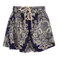 Pattie Relaxed Shorts - Navy / Beige