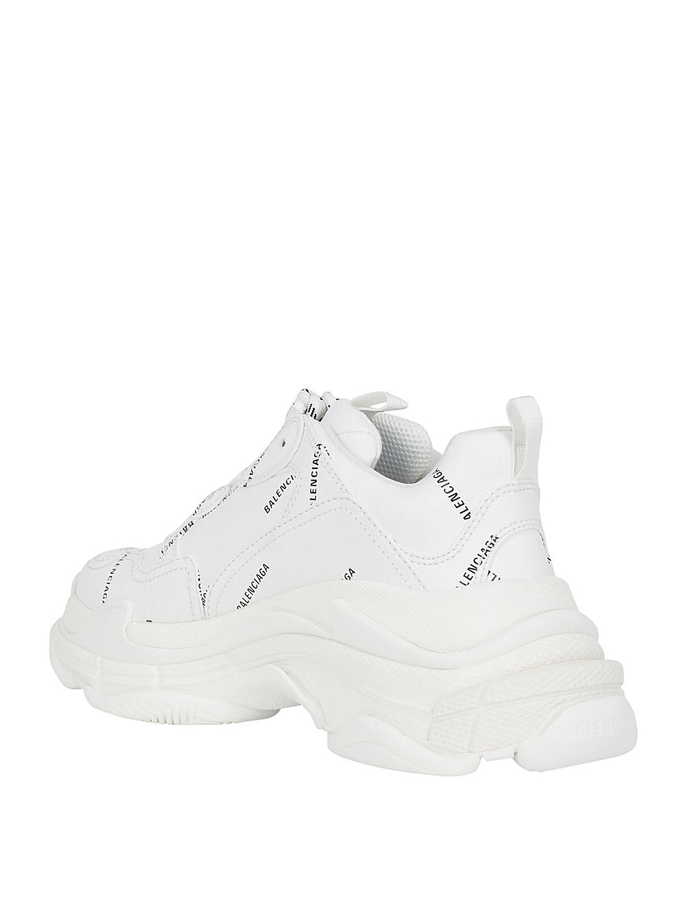 Triple S Sneaker Allover Logo - White