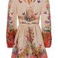 Tropicana Floral Print Mini Dress - Multi