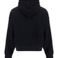 Curved Logo Hoodie - Black