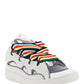 Leather Curb Sneakers - White