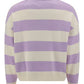 Greeting Knit Sweater - Beige / Lavender