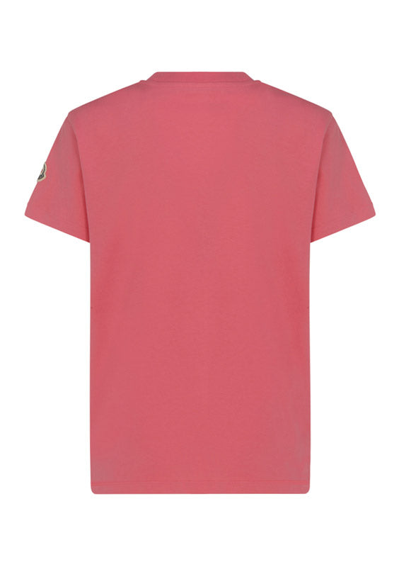 T-shirt with Logo - Coral Pink