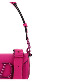 Mini Locò Crossbody Calfskin Bag - Pink PP