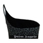 Leopard One Shoulder Track Top - Black