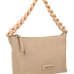 Miu Spirit Madras Leather Bag - Beige