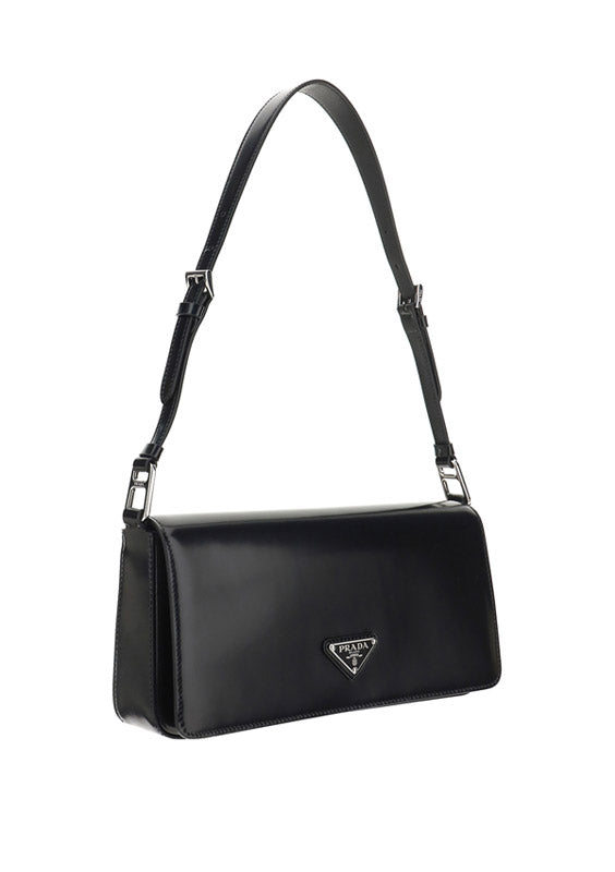 Brushed Leather Femme Bag - Black