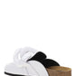 Chain Loafer Mules - White