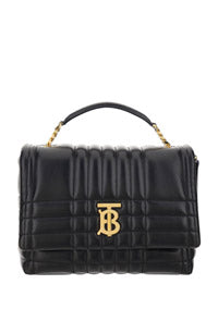 Small Quilted Lambskin Lola Satchel - Black