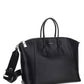 Small Antigona Sport Bag In Leather - Black