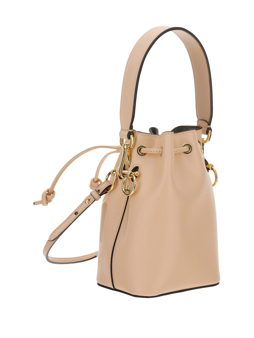 Mon Tresor Leather Mini Bag - Beige.