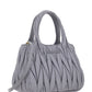 Matelasse Nappa Leather Handbag - Lila