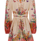 Tropicana Floral Print Mini Dress - Multi