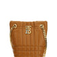Small Quilted Lambskin Lola Bucket Bag - Maple Brown