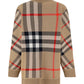 Check Technical Wool Jacquard Cardigan