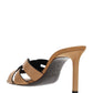 Tribute Heeled Mules In Vegetable-Tanned Leather - Marron Gold