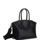 Mini Antigona Sport Bag In Leather - Black