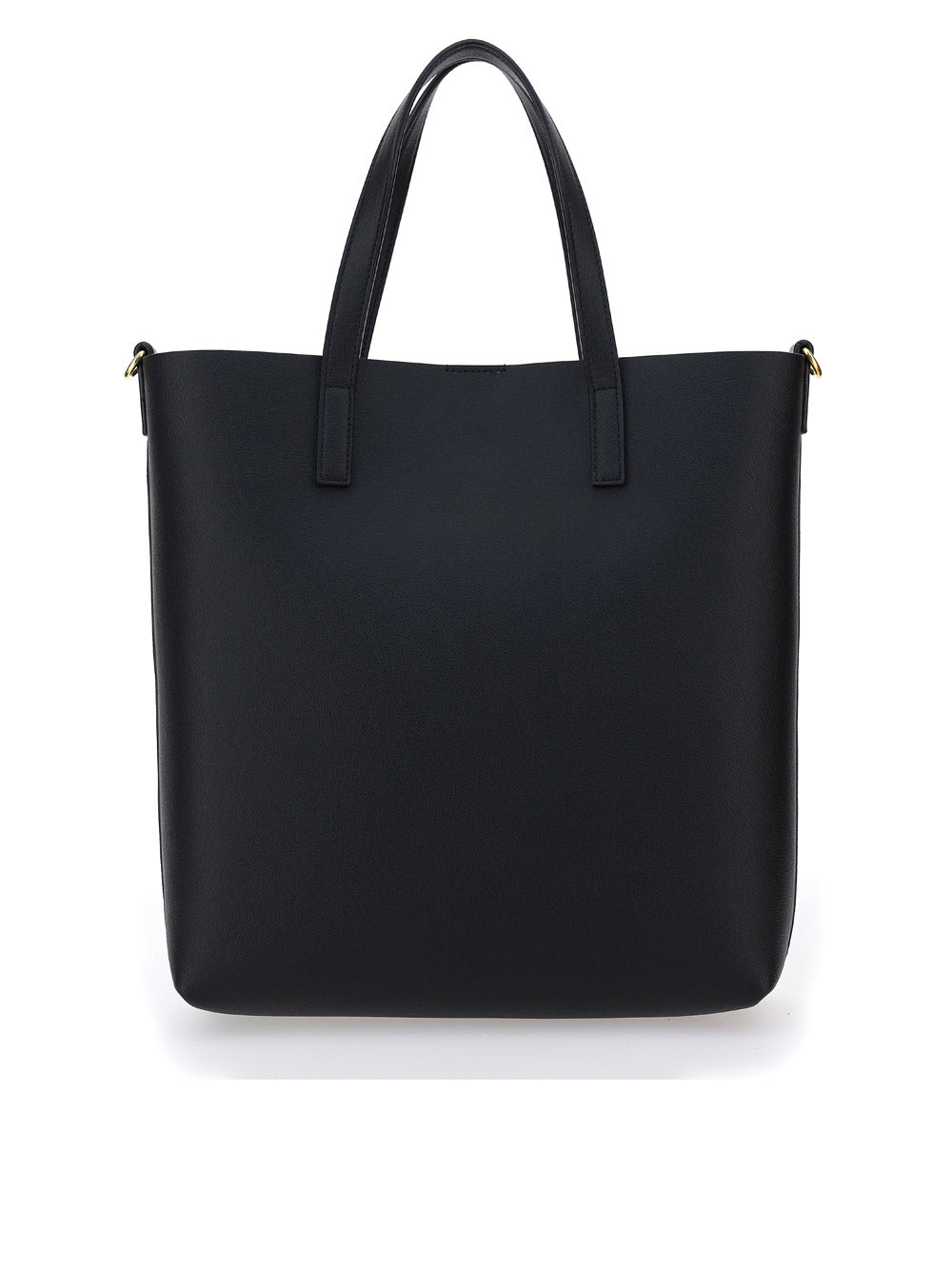 Shopping Bag Saint Laurent Toy In Supple Leather - Black