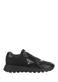 Prax 01 Sneakers in Nylon & Leather - Black