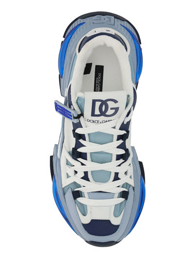 Mixed-material Airmaster Sneakers - Blue