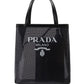Small Sequined Mesh Tote Bag - Black