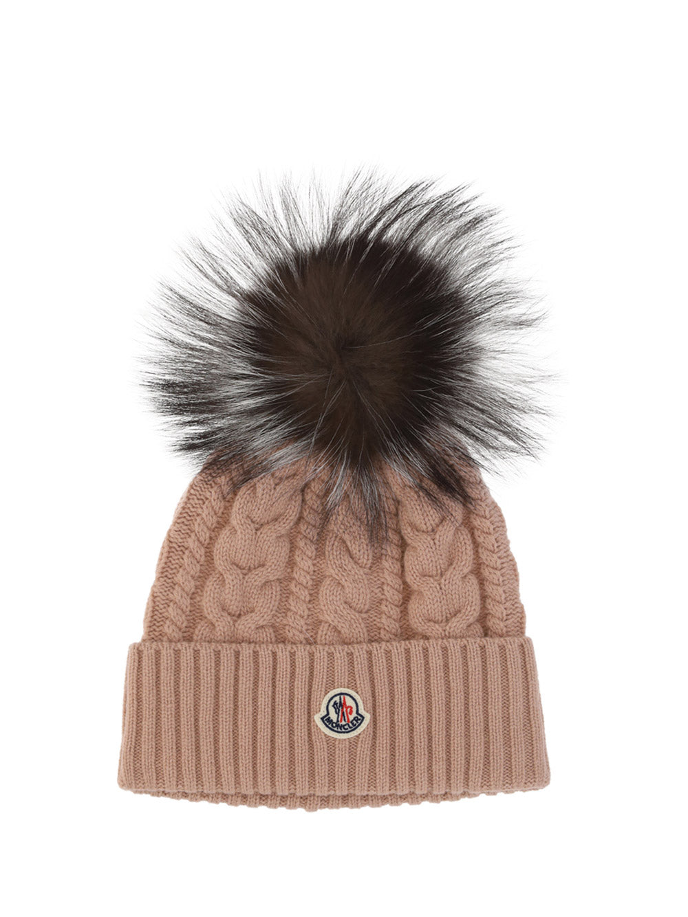 Beanie With Pom Pom - Blush Pink