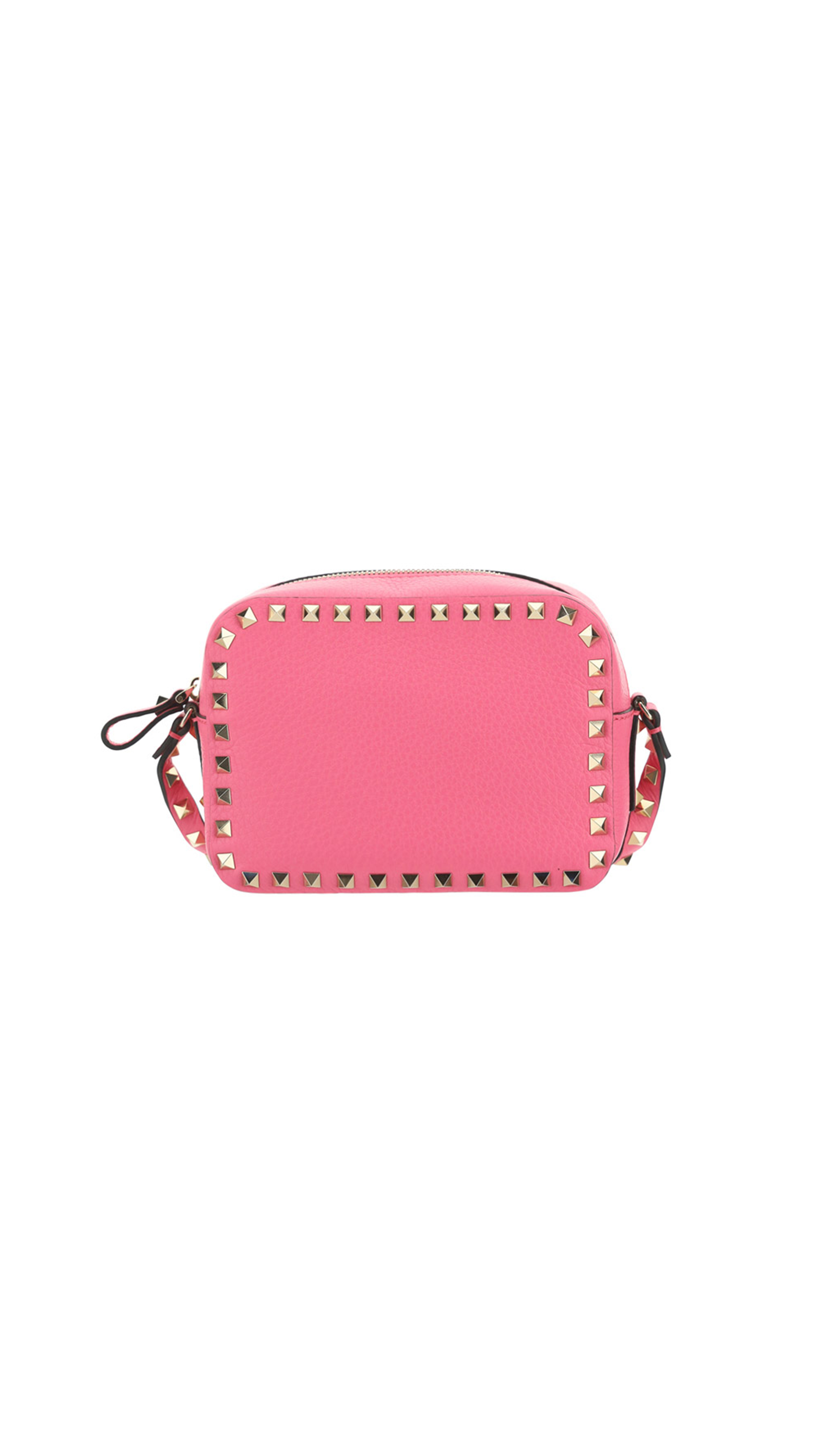 Rockstud Camera Crossbody Bag - Pink