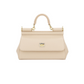 Small Sicily Bag in Dauphine Calfskin - Nude