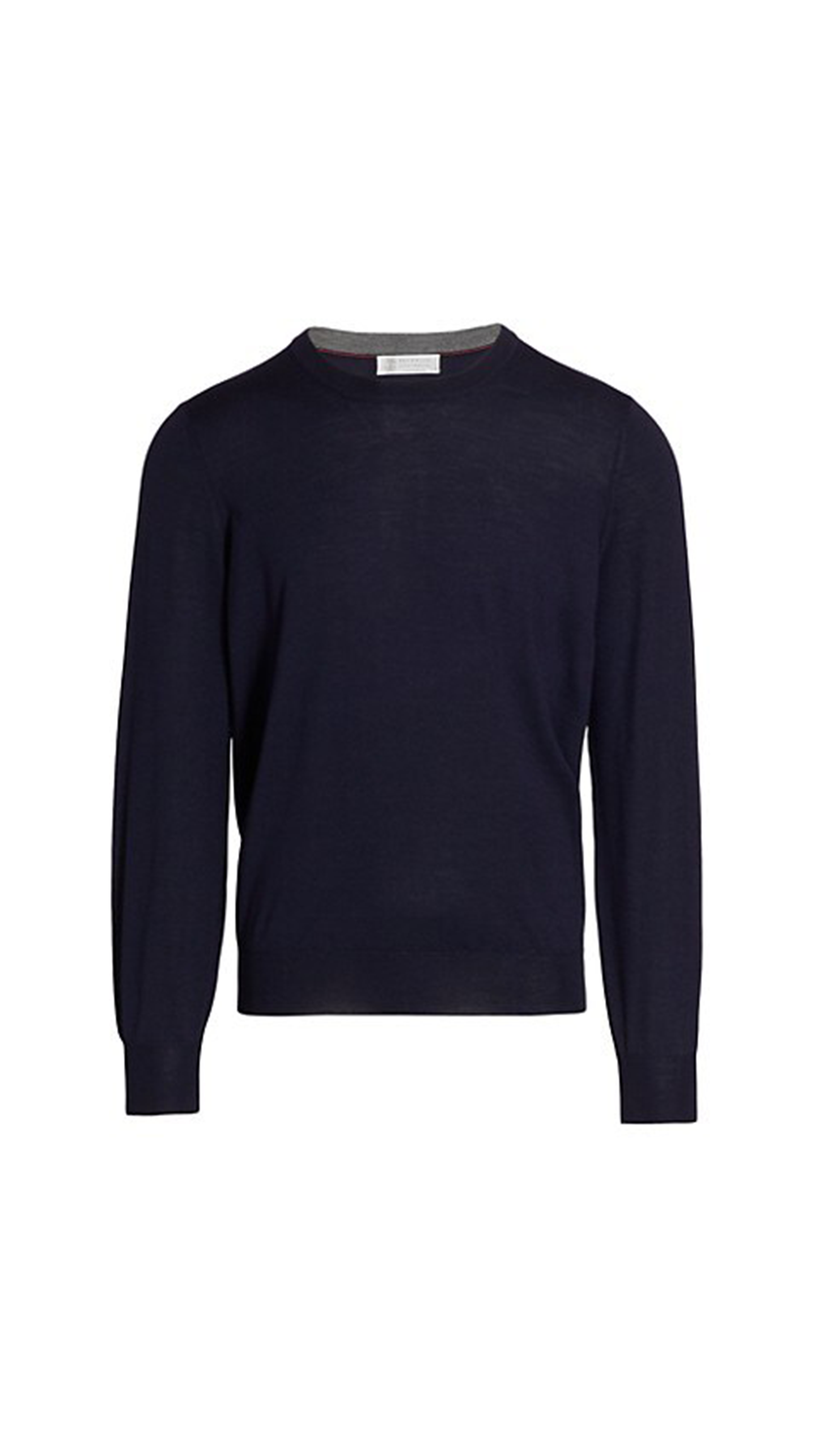 Wool & Cashmere Lightweight  Sweater - Navy Blue