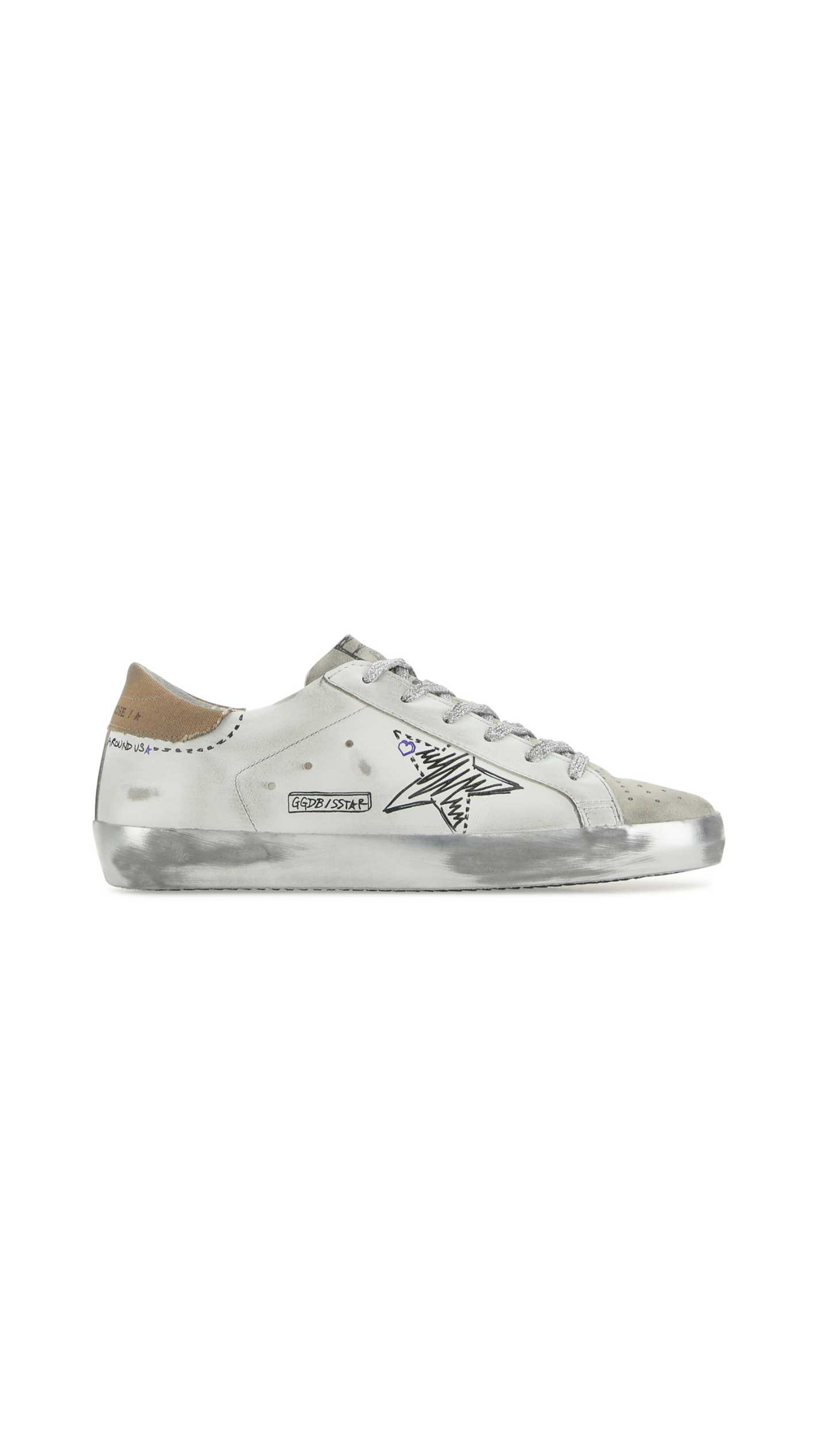 Superstar Sneakers - Silver / White