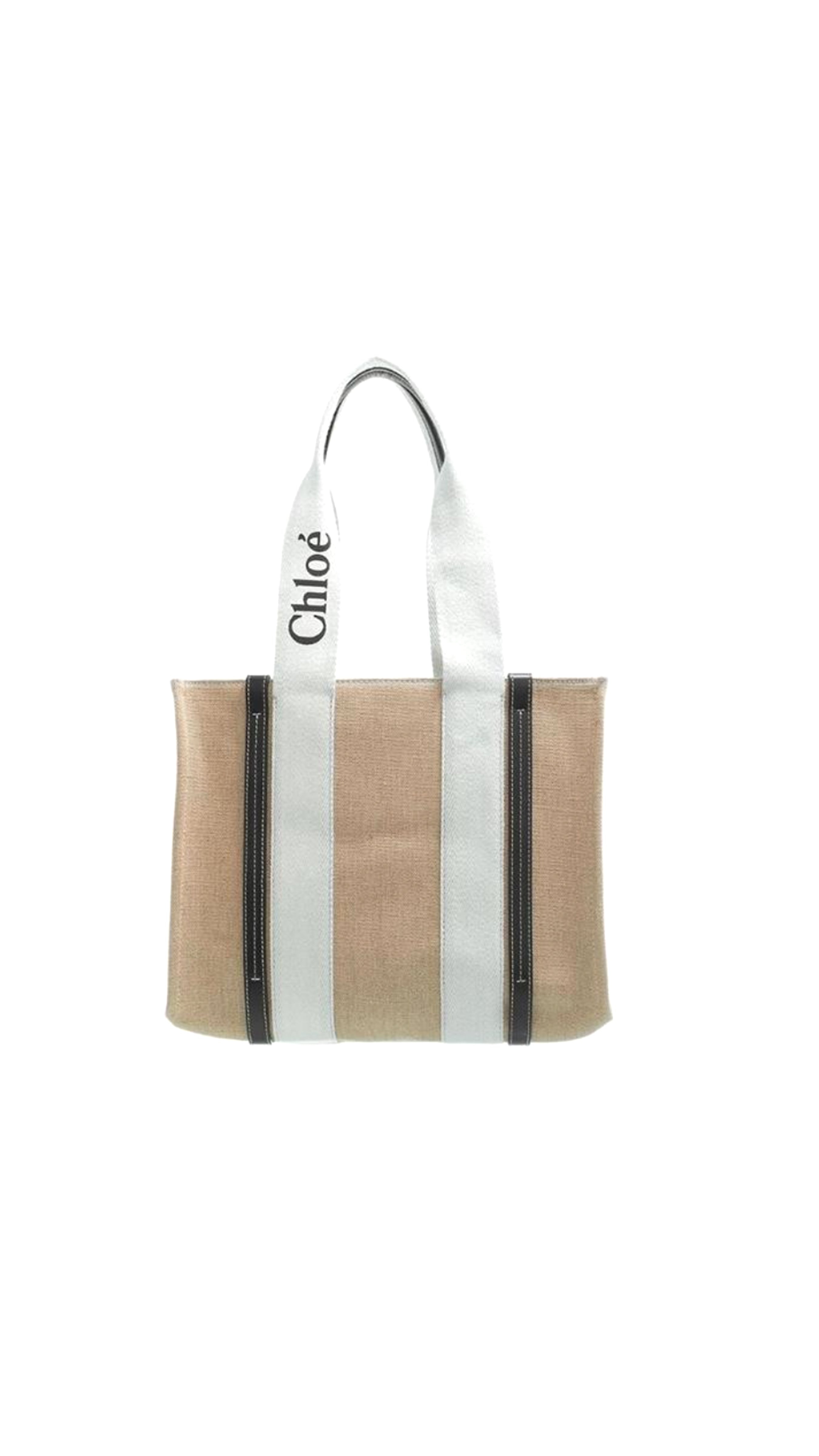 Medium Woody Tote - Beige