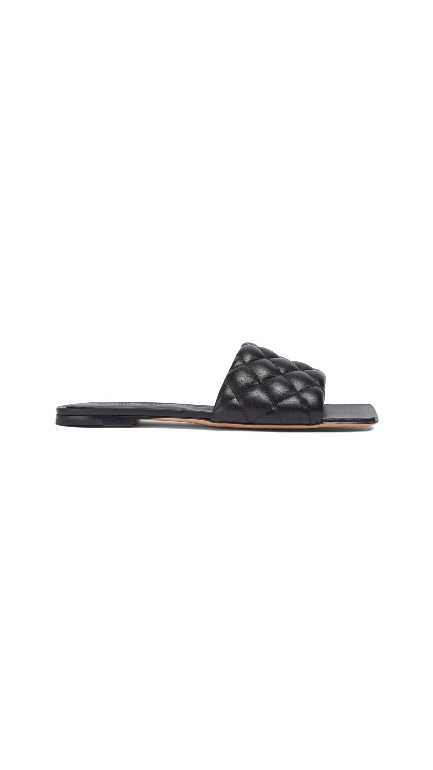 Bottega Padded Sandals - Black