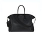 Small Antigona Sport Bag In Leather - Black