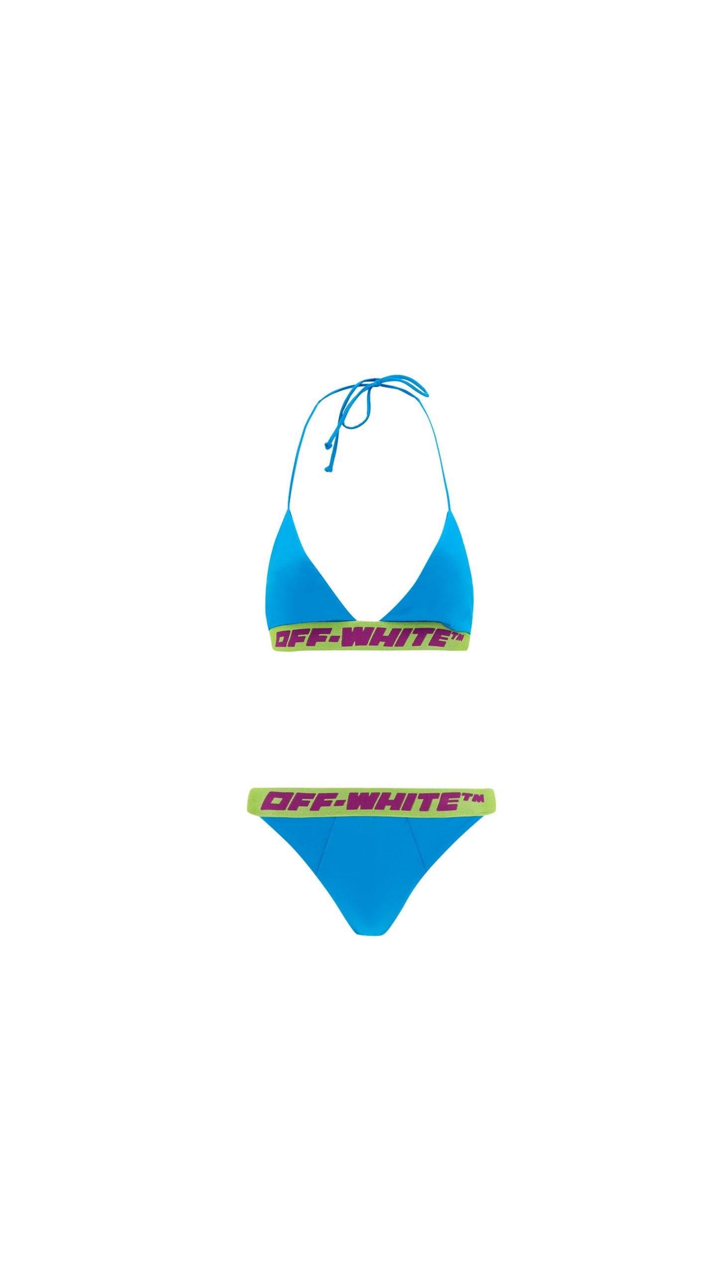 Logo Band Bikini - Blue