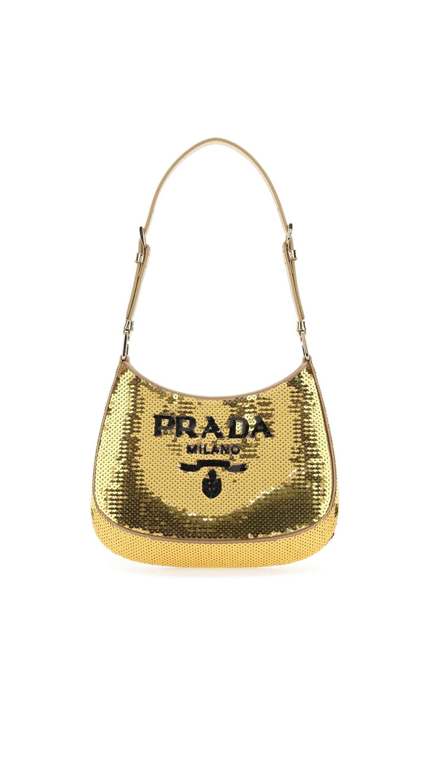Cleo Sequined Bag - Gold
