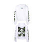 Weed Arrows Over Hoodie - White