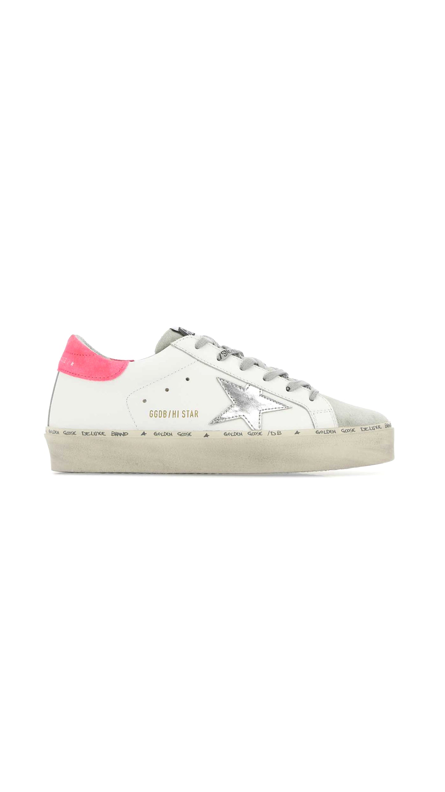 Hi Star Sneakers - White / Pink