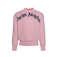 Curved Logo Sweatshirts - Pink