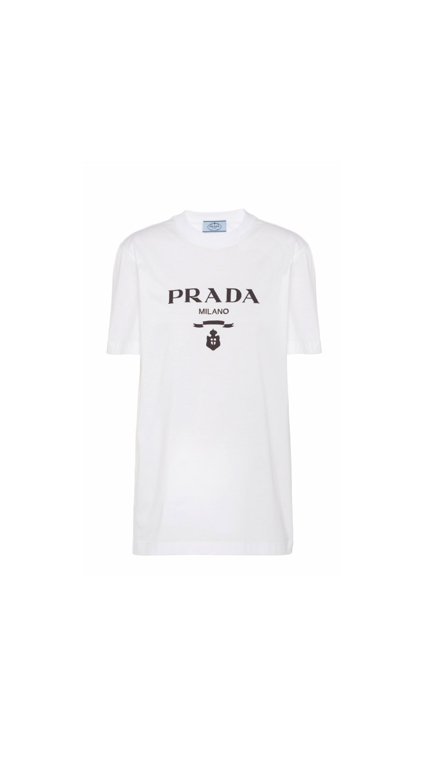 Embroidered jersey T-shirt - White.
