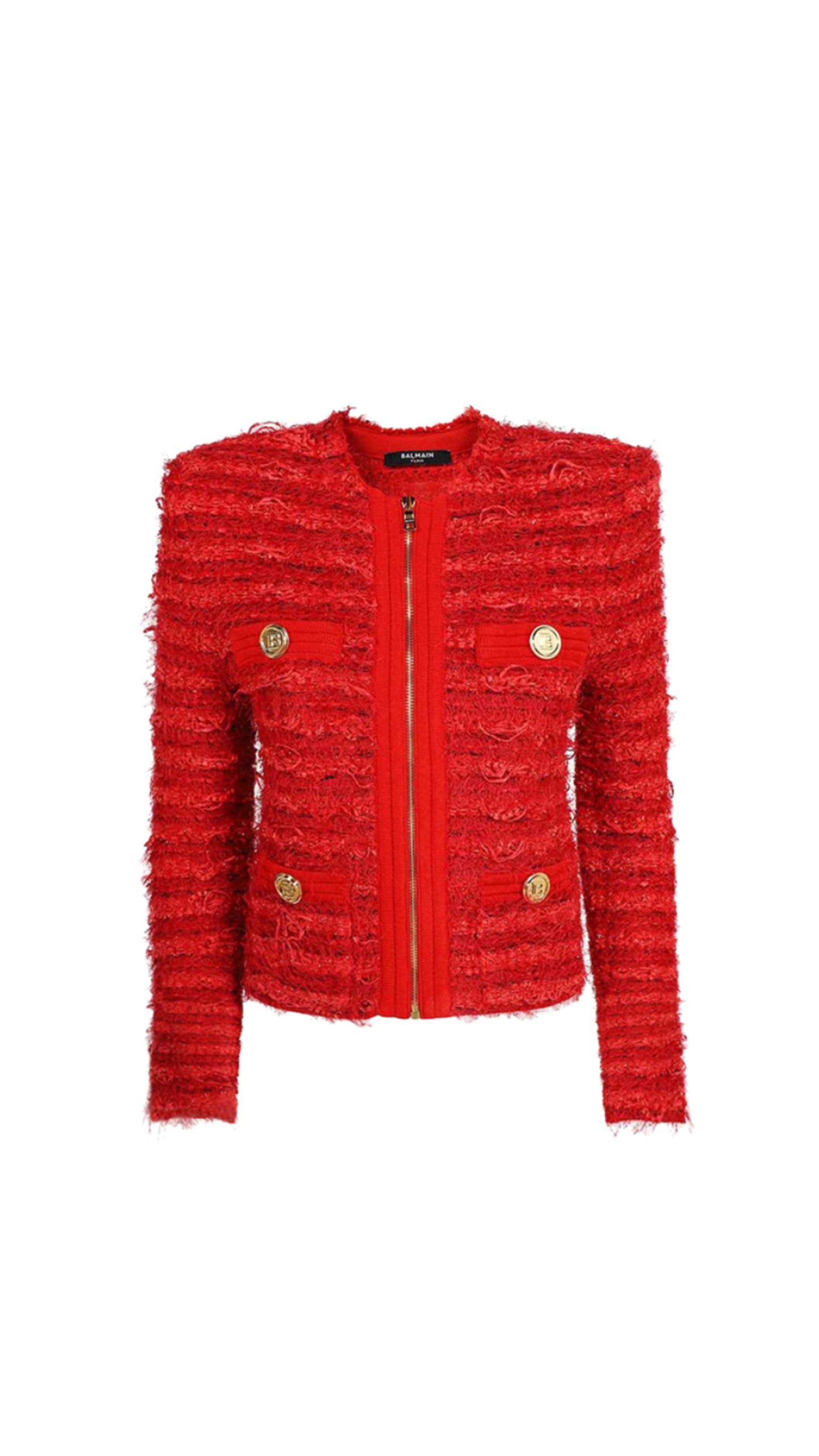 Tweed Jacket - Red
