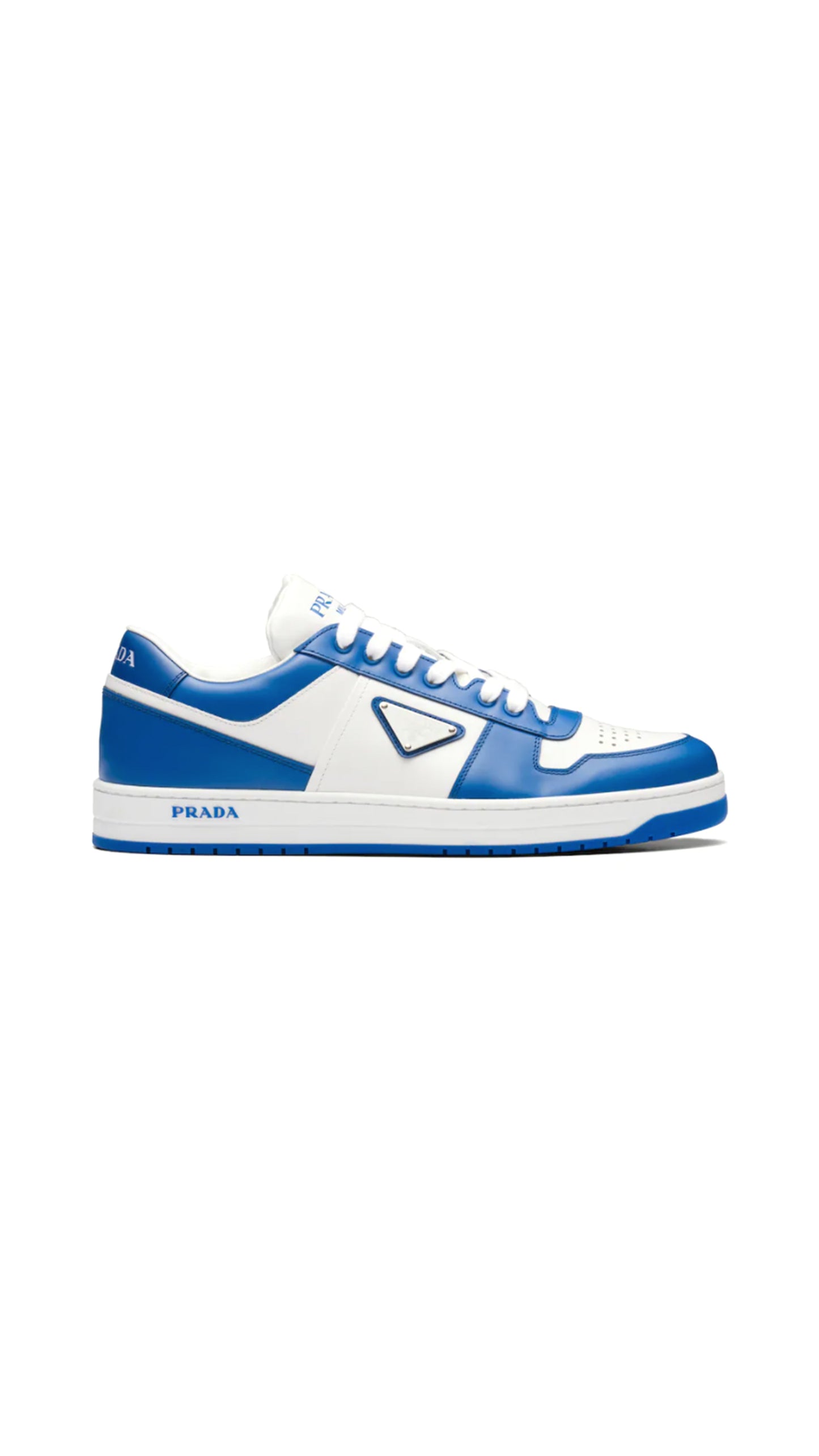 Downtown Leather Sneakers - Blue / White
