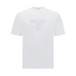 Cotton Embroidered  T-Shirt - White