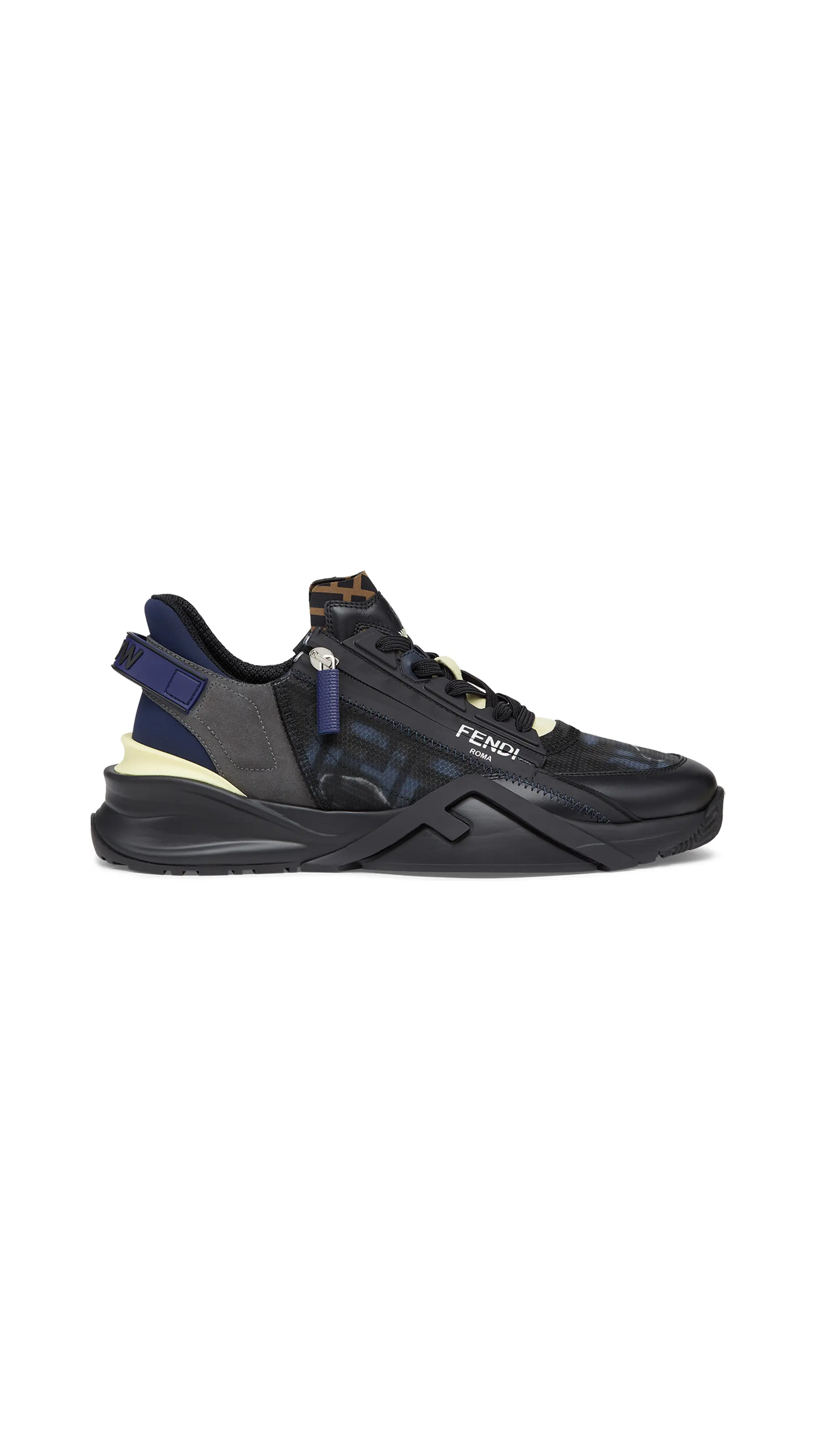 Fendi Flow Running Sneakers - Black