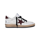 Ball Star Sneakers - White/Bordeaux