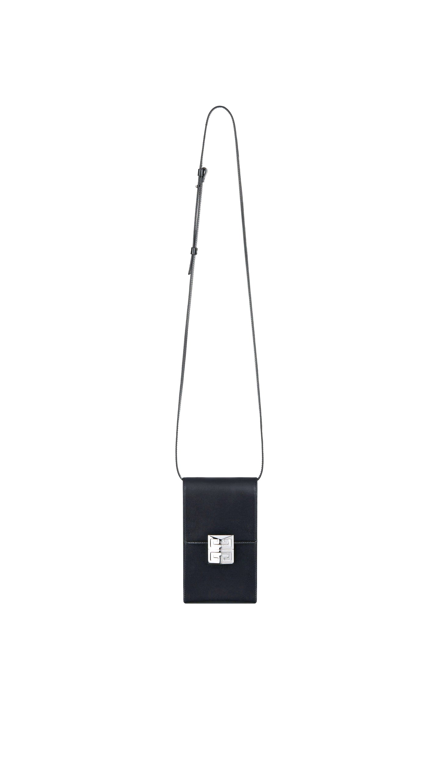 Mini 4G Vertical Bag In Box In Leather - Black